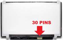 IBM Repuestos Partes Laptops Costa Rica PANTALLA 15.6 LED SLIM P/LAPTOP TOP BRACKETS CONECTOR EDP 30 PINES ABAJO DERECHA 166
